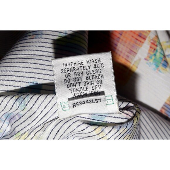 Bugatchi Uomo Classic Fit Men’s Long Button Sleeve Dress Textured Shirt Size XL - Picture 10 of 11